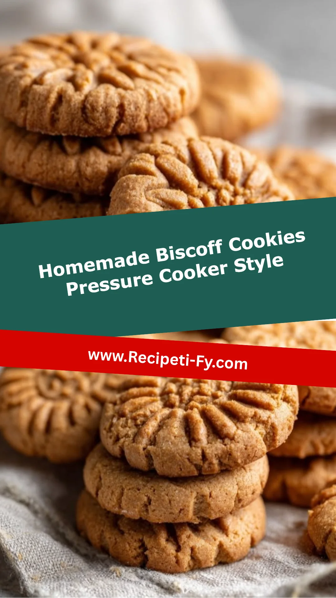 Homemade Biscoff Cookies Pressure Cooker Style