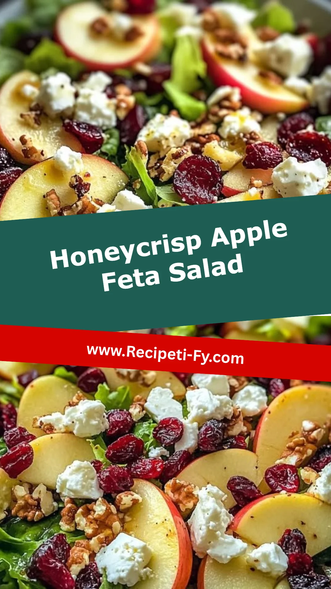 Honeycrisp Apple Feta Salad