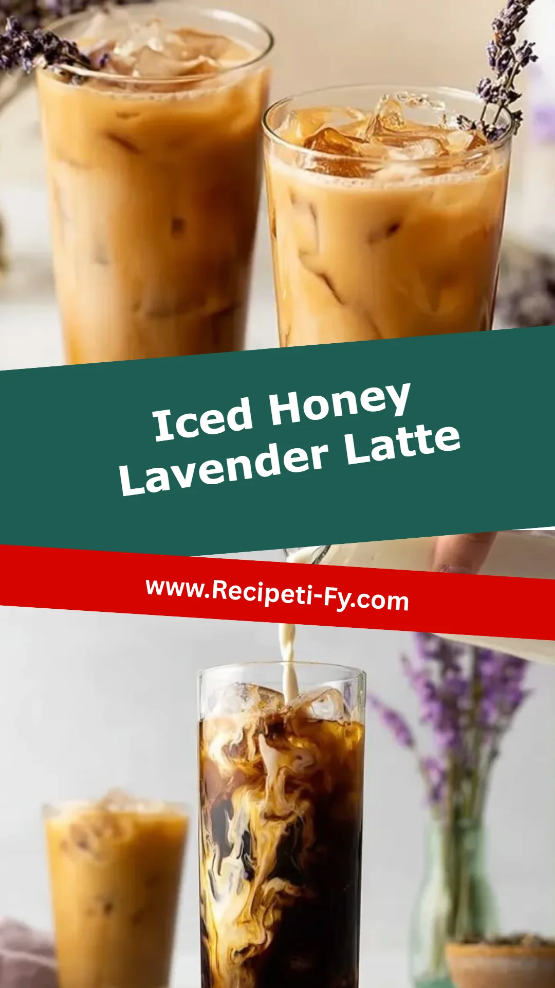 Iced Honey Lavender Latte