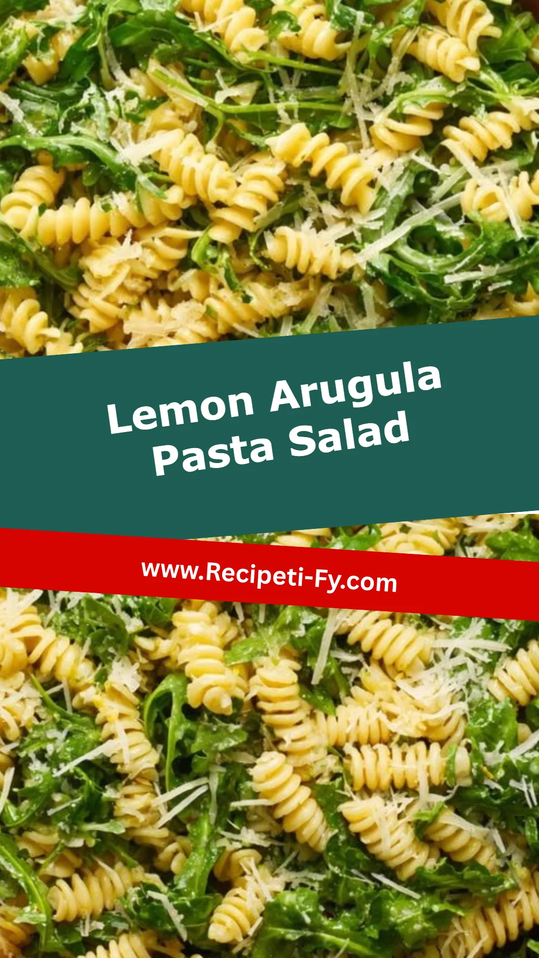 Lemon Arugula Pasta Salad
