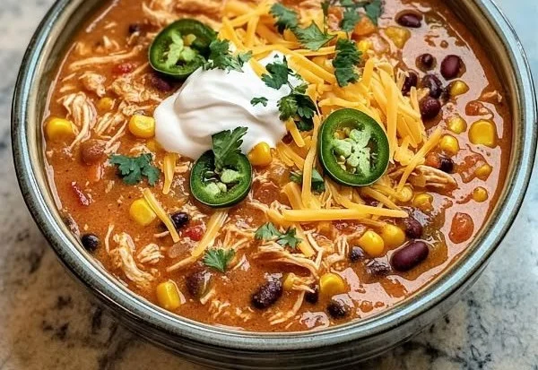Slow Cooker Crack Chicken Chili