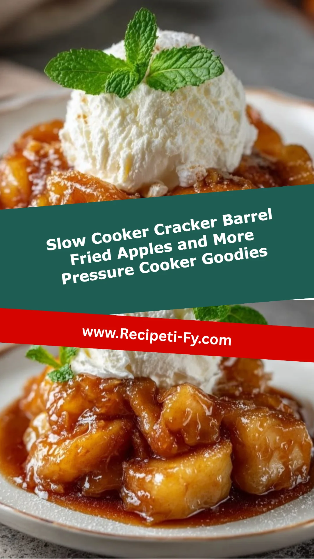 Slow Cooker Cracker Barrel Fried Apples and More Pressure Cooker Goodies