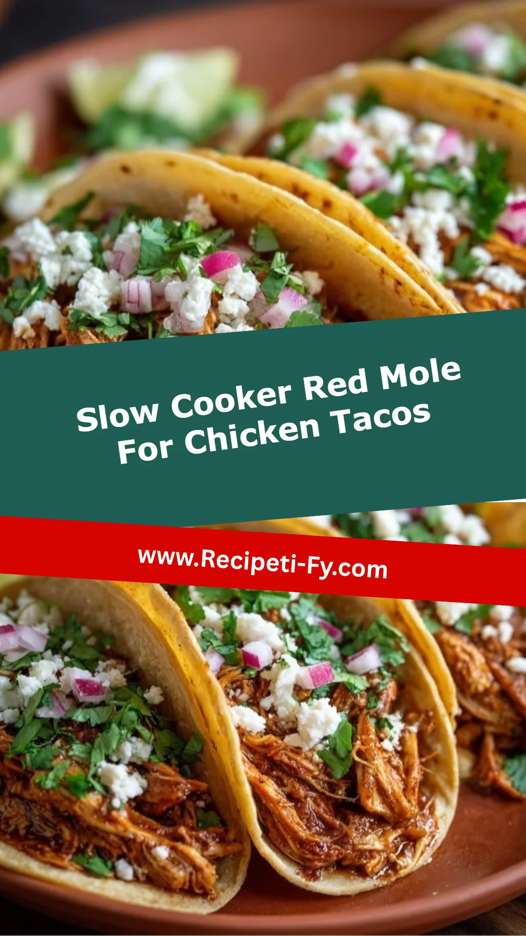 Slow Cooker Red Mole For Chicken Tacos