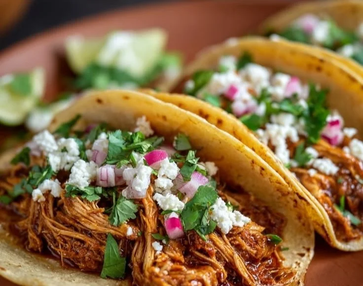 Slow Cooker Red Mole For Chicken Tacos