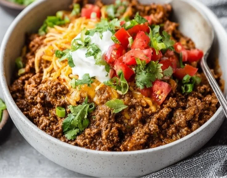 Slow Cooker Taco Meat (No Pre-Cooking!)