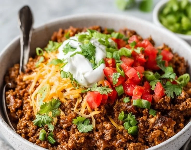 Slow Cooker Taco Meat (No Pre-Cooking!)