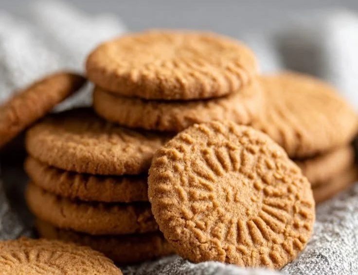Homemade speculoos cookies prepared in a pressure cooker