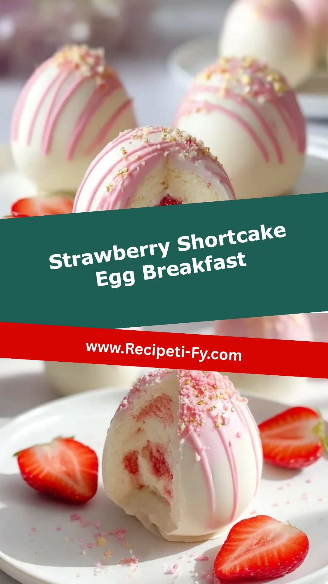 Strawberry Shortcake Egg Breakfast