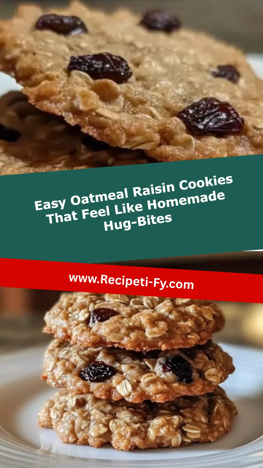Easy Oatmeal Raisin Cookies That Feel Like Homemade Hug-Bites