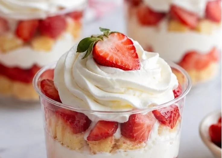 Easy Strawberry Shortcake Parfait Dessert Cups You'll Love