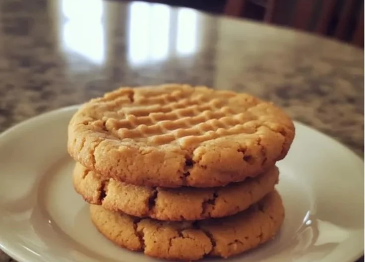 Easy Three Ingredient Peanut Butter Cookies That Melt in Your Mouth