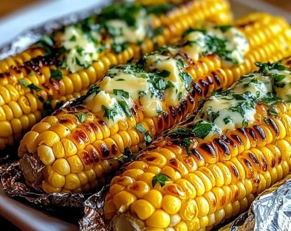 Grilled Corn on the Cob in Foil