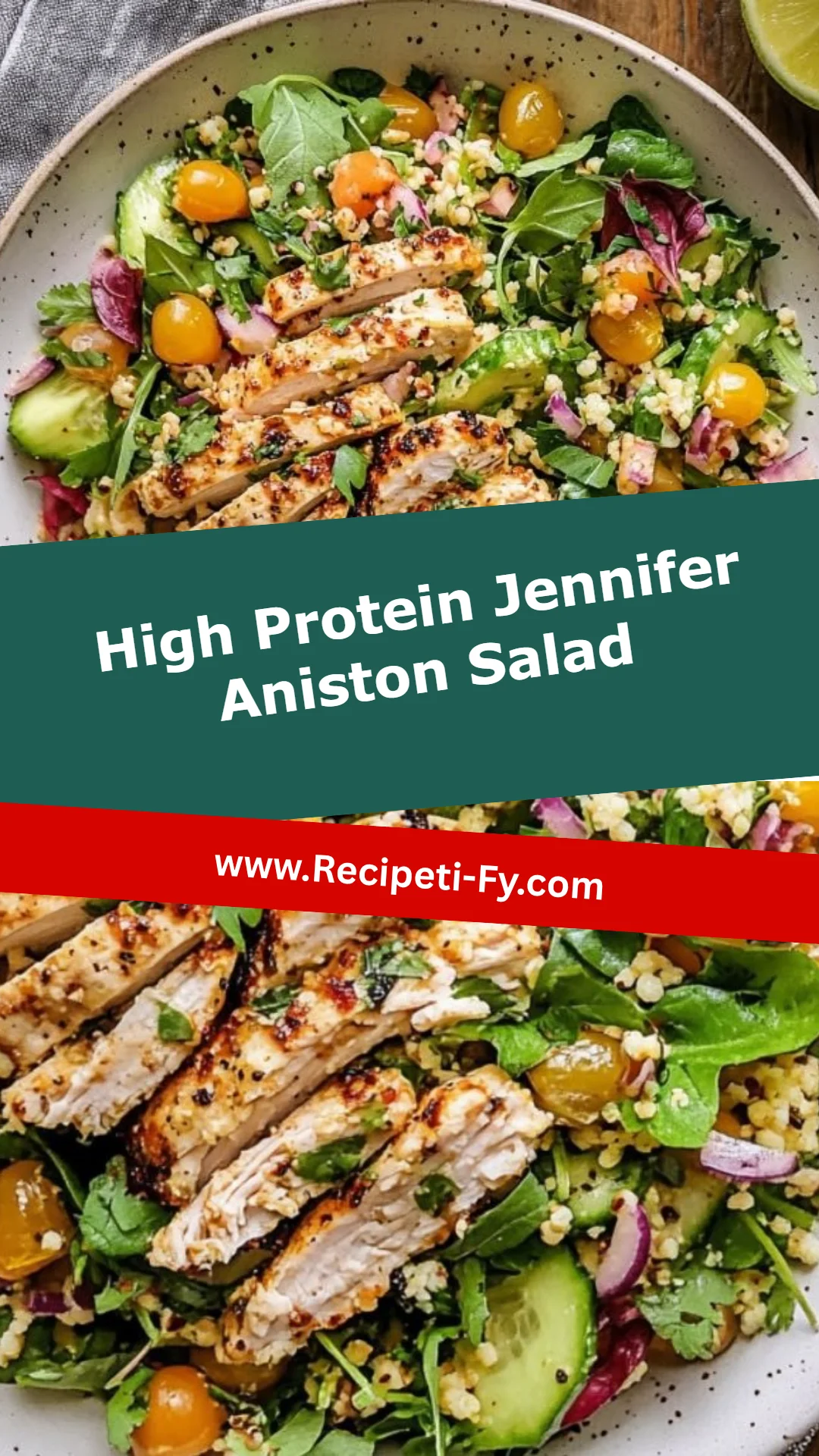 High Protein Jennifer Aniston Salad