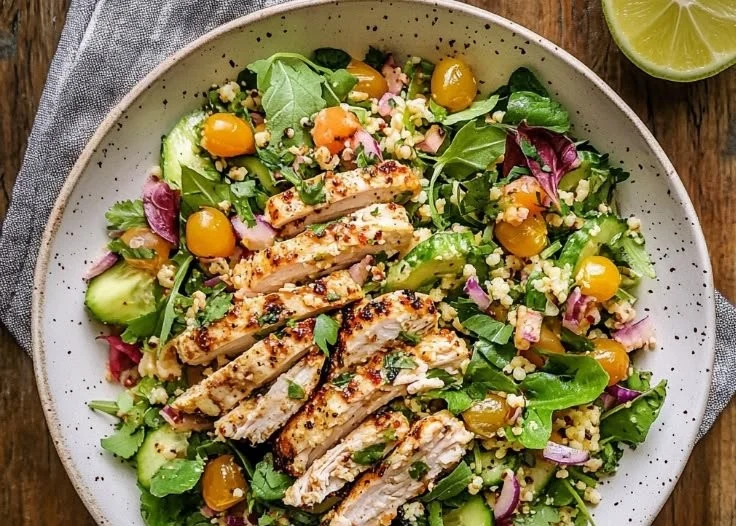 High Protein Jennifer Aniston Salad