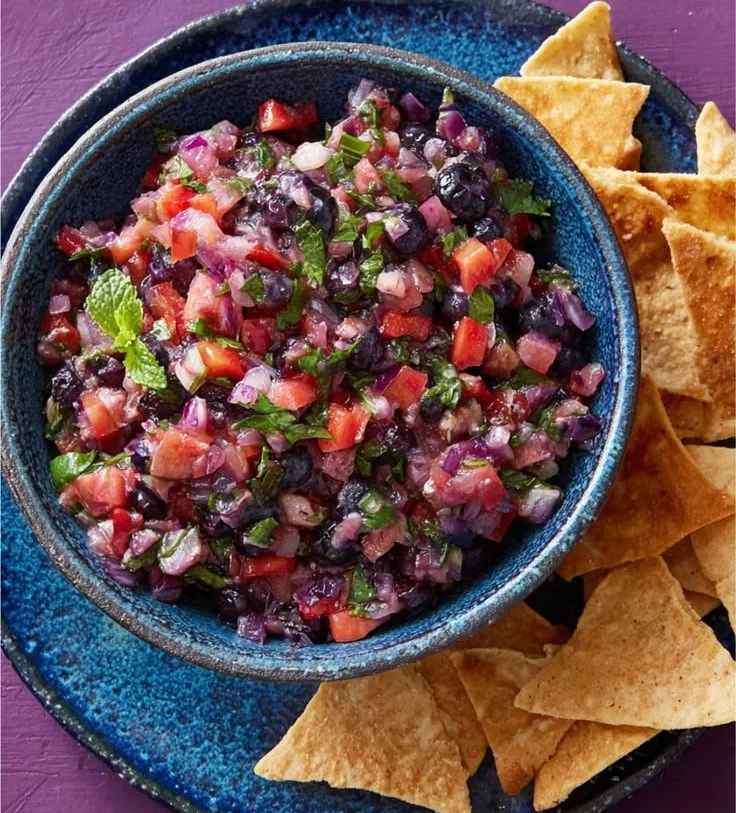 Jammy Blueberry Salsa