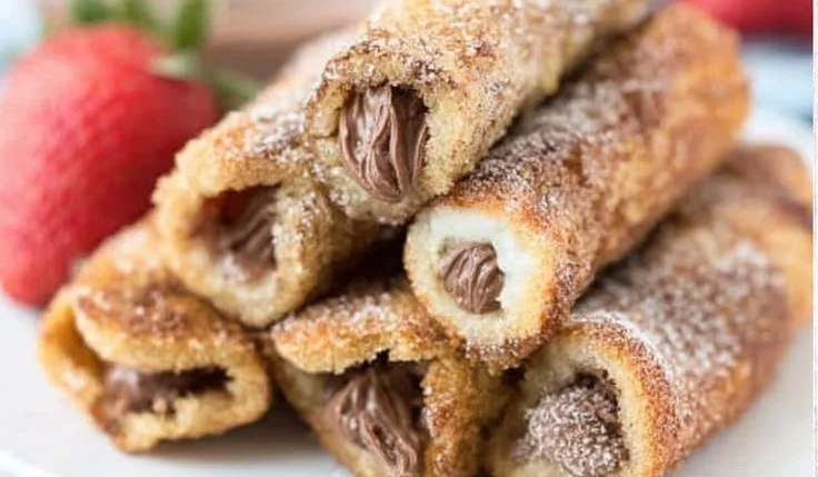 Nutella French Toast Roll Ups