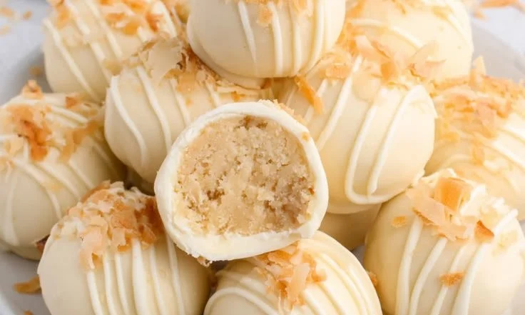 Pineapple Coconut Truffles