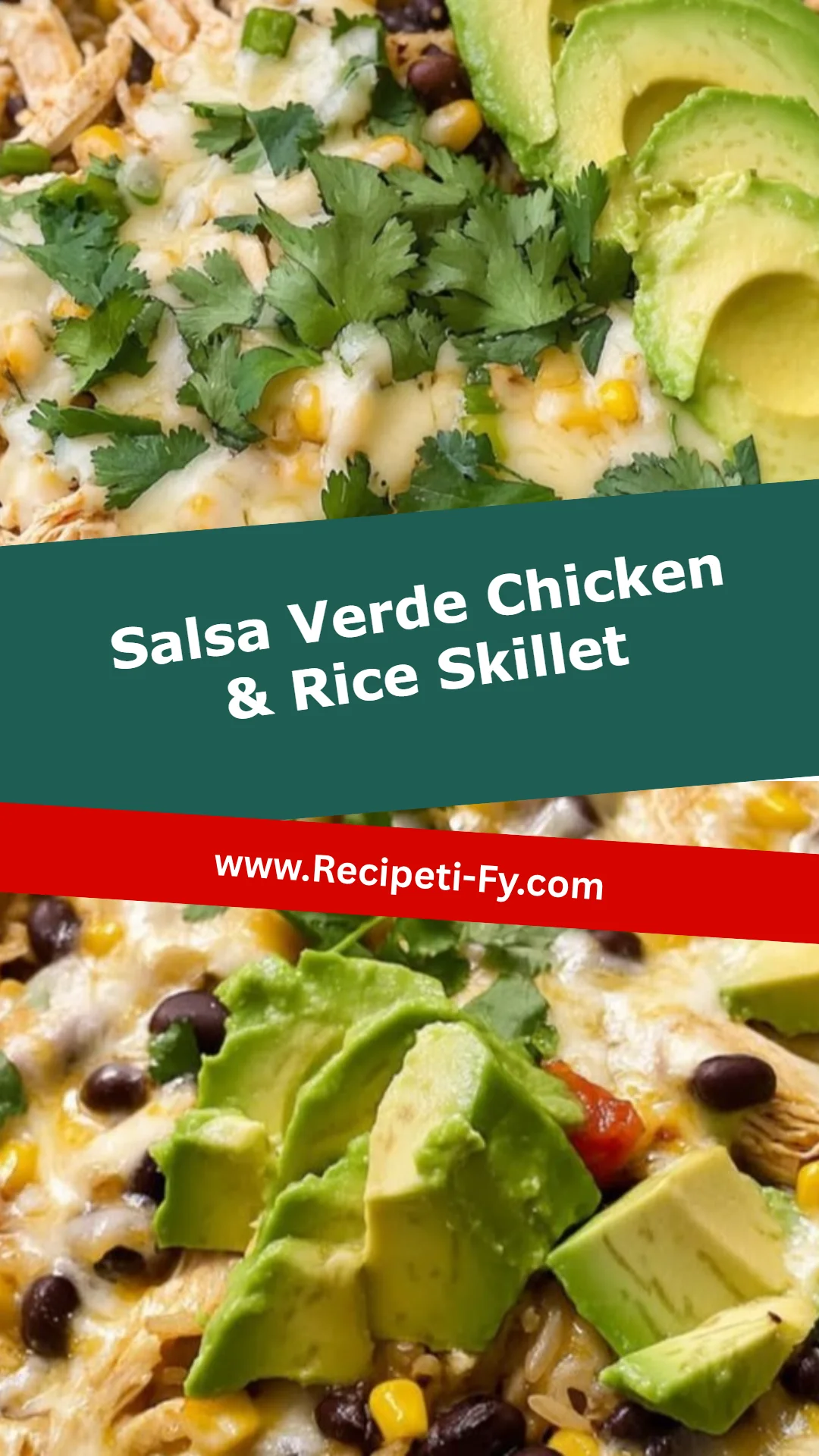 Salsa Verde Chicken & Rice Skillet