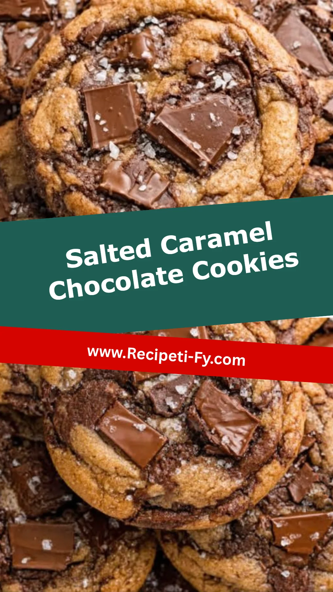 Salted Caramel Chocolate Cookies