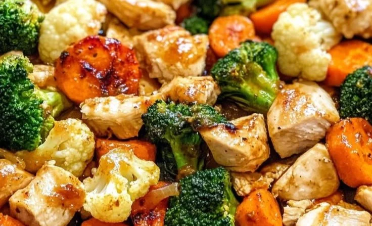 Sweet Chili Roasted Chicken and Vegetables