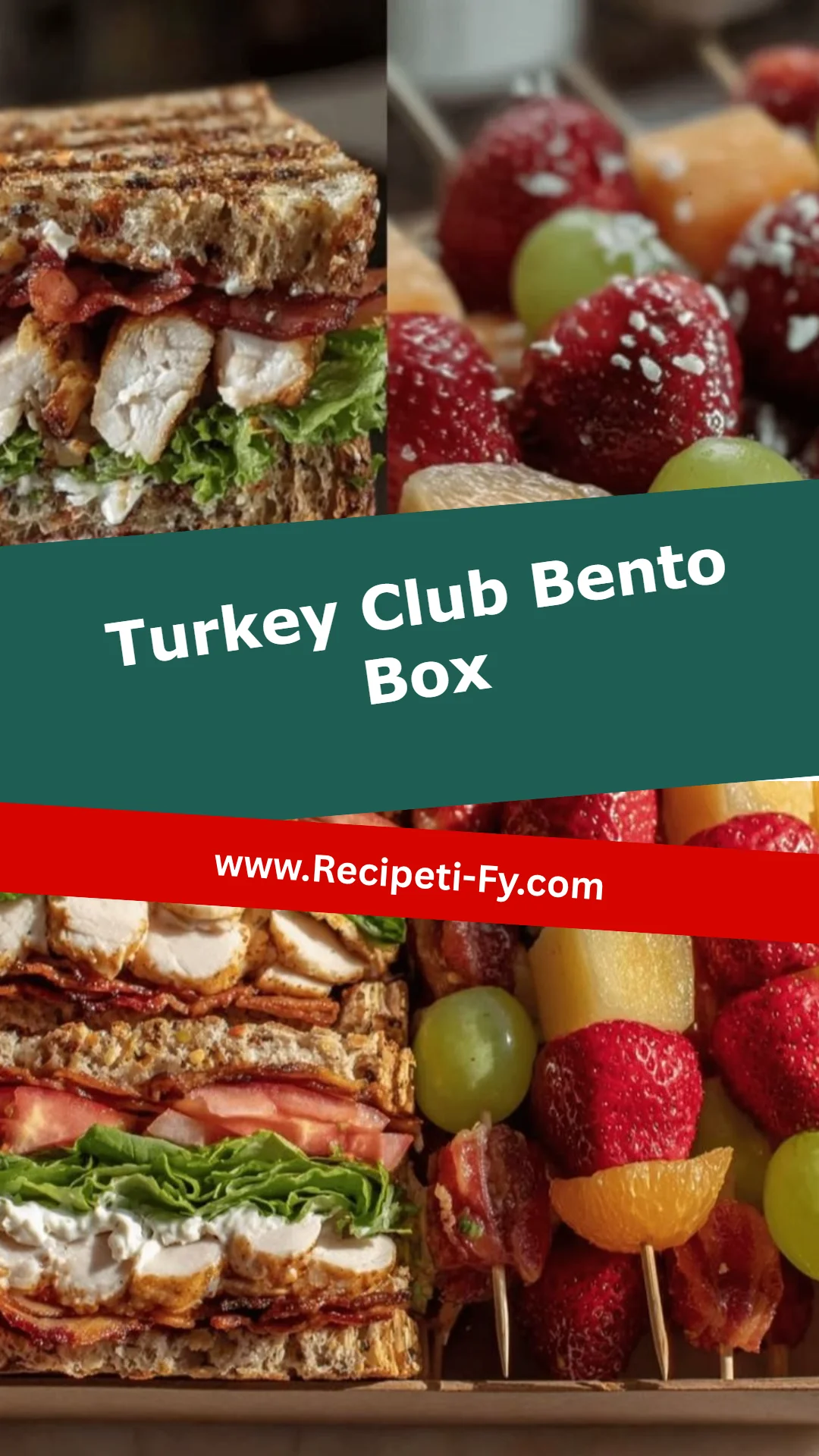 Turkey Club Bento Box