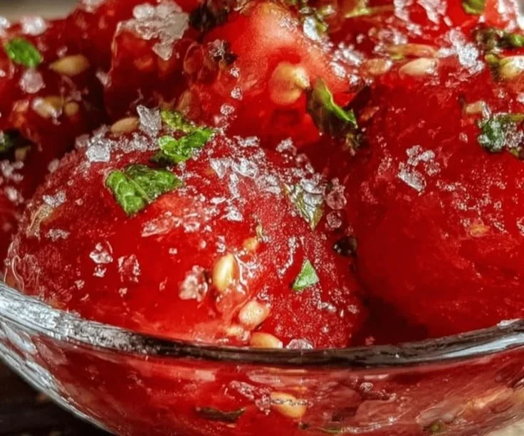 Watermelon Mint Sorbet