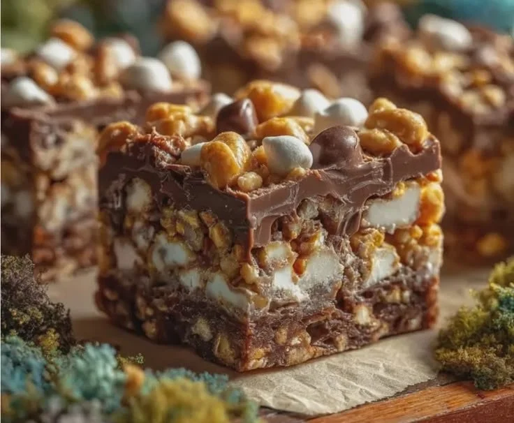 Delicious fantasy bars ready in 5 minutes, featuring quick and indulgent treat recipes.