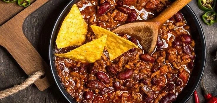 Gordon Ramsay's flavorful Mexican Chili Con Carne served in a bowl