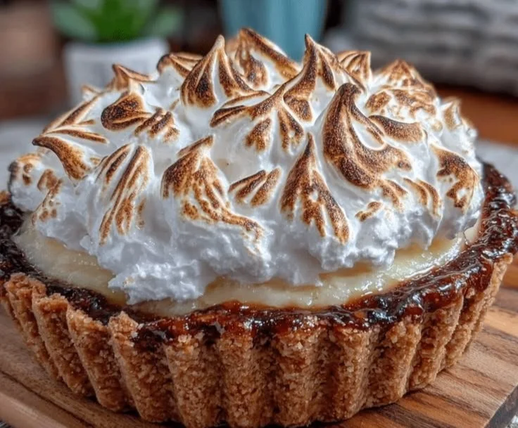 No Bake Canadian Flapper Pie with creamy filling and graham cracker crust